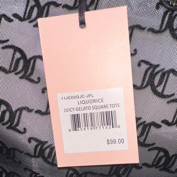 Juicy Couture Black and Gray Monogram Tote - Picture 11 of 11